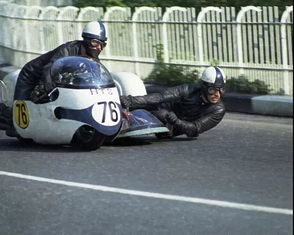 Peter Hardy & Ron Hardy (HTS) 1969 Sidecar TT
