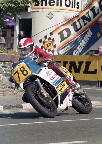Mike Taylor (Suzuki) 1987 Senior Manx Grand Prix