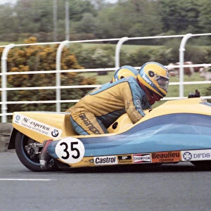 Bjorn Andersson & Lasse Nordstrom (Windle Yamaha) 1983 Sidecar TT