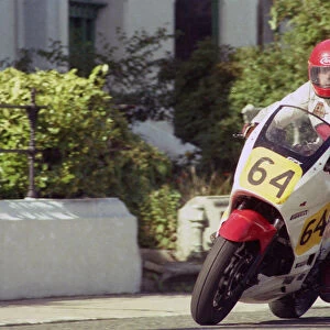 Chris Bacon (Kawasaki) 1987 Senior Manx Grand Prix