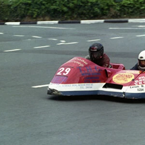Dave Holden & Steve Burgess (Shelbourne Yamaha) 1994 Sidecar TT
