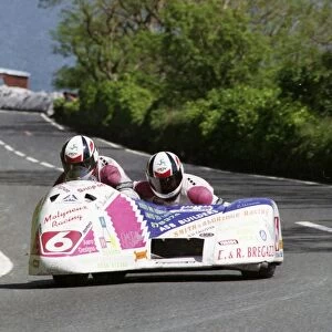 Dave Molyneux in the 1993 Sidecar TT