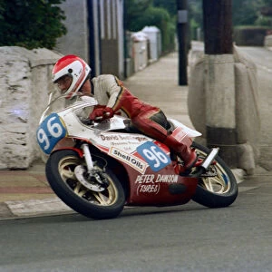 Derek Allan (Yamaha) 1987 Junior Manx Grand Prix