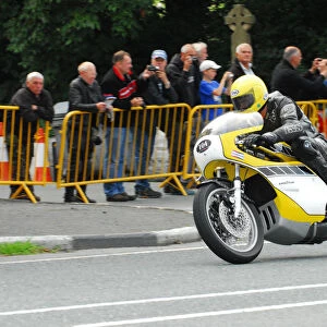 Derek Brindley (Yamaha) 2013 Classic TT Lap of Honour