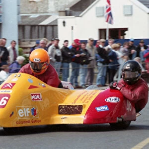 Geoff Hands & Andy Smith (Jacobs Yamaha) 1995 Sidecar TT