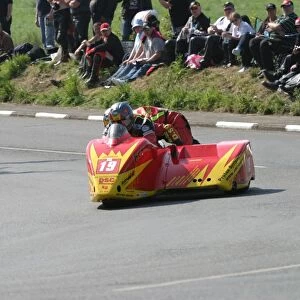 Glyn Jones & Christopher Lake (Honda) 2007 Sidecar TT