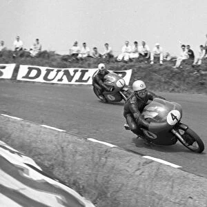 Jack Ahearn (Norton) and Joe Dunphy (Norton) 1965 Senior TT