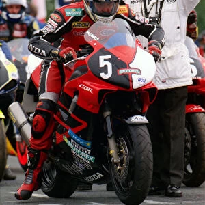John McGuinness (Honda) 2002 Production 600 TT