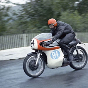 Michael Bridger (Norton) 1967 Junior Manx Grand Prix