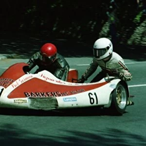 Michael Miller & David Young (Yamaha) 1982 Sidecar TT