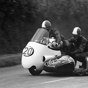 Pat Millard & Geoff Spence (Norton) 1960 Sidecar TT