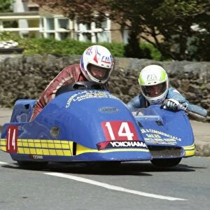 Pete Nuttall & Nick Crowe (Ireson Yamaha) 1996 Sidecar TT