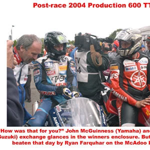 Post-race 2004 Production 600 TT