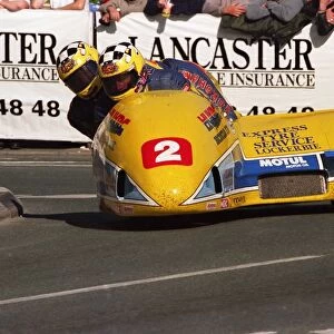 Rob Fisher & Rick Long (Baker Honda) 1999 Sidecar TT