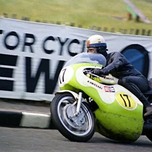 Bill Smith (Kawasaki) on May Hill; 1970 Senior TT