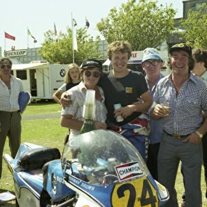 The winner Norman Brown (Hector Neill Suzuki) 1982 Senior TT