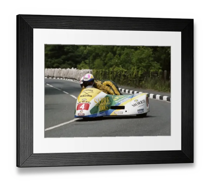 Framed Print : Dave Saville & Nick Roche (Yamaha) 1992 Sidecar TT Framed Print : Dave Saville & Nick Roche (Yamaha) 1992 Sidecar TT