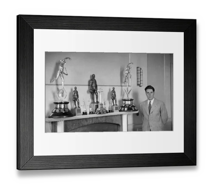 Framed Print : Geoff Duke 1951 TT Framed Print : Geoff Duke 1951 TT