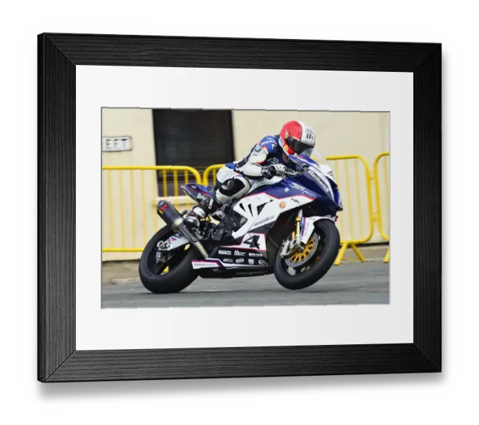 Framed Print : Michael Rutter in Ramsey Framed Print : Michael Rutter in Ramsey