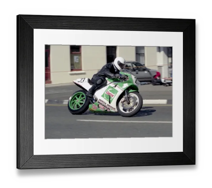 Framed Print : James Yeo (Honda): 1999 Classic Parade Lap Framed Print : James Yeo (Honda): 1999 Classic Parade Lap