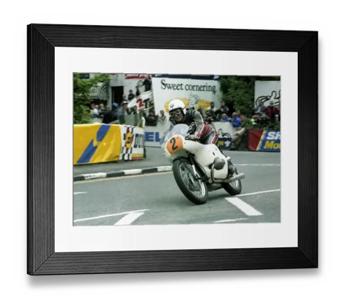 Framed Print : Walter Zeller (BMW) at Quarter Bridge: 1982 Classic Parade Lap Framed Print : Walter Zeller (BMW) at Quarter Bridge: 1982 Classic Parade Lap