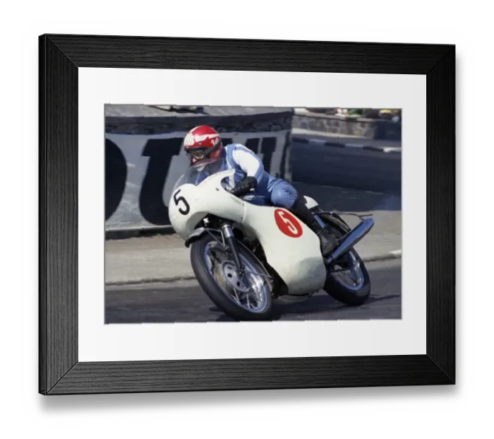 Framed Print : Rod Gould (Triumph) at Parliament Square; 1969 Production TT Framed Print : Rod Gould (Triumph) at Parliament Square; 1969 Production TT