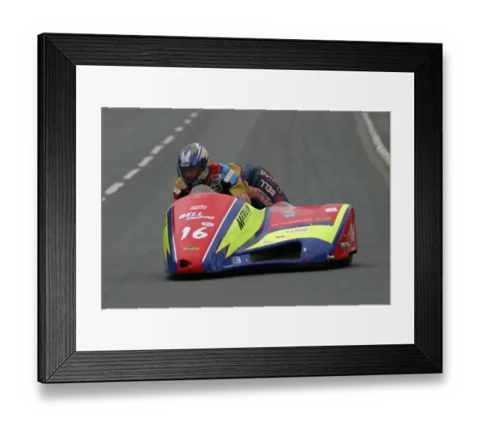 Framed Print : Geoff Bell & Jake Beckworth (DMR Yamaha) 2003 Sidecar TT Framed Print : Geoff Bell & Jake Beckworth (DMR Yamaha) 2003 Sidecar TT