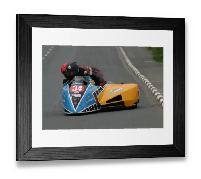 Framed Print : Roy Tansley & Neil Kelly (Yamaha) 2003 Sidecar TT Framed Print : Roy Tansley & Neil Kelly (Yamaha) 2003 Sidecar TT