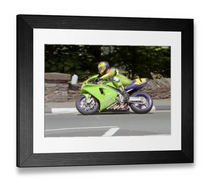 Framed Print : Simon Beck (Kawasaki) 1998 Senior TT Framed Print : Simon Beck (Kawasaki) 1998 Senior TT