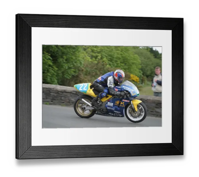 Framed Print : Chris Palmer (250 Honda); 2003 Junior TT Framed Print : Chris Palmer (250 Honda); 2003 Junior TT