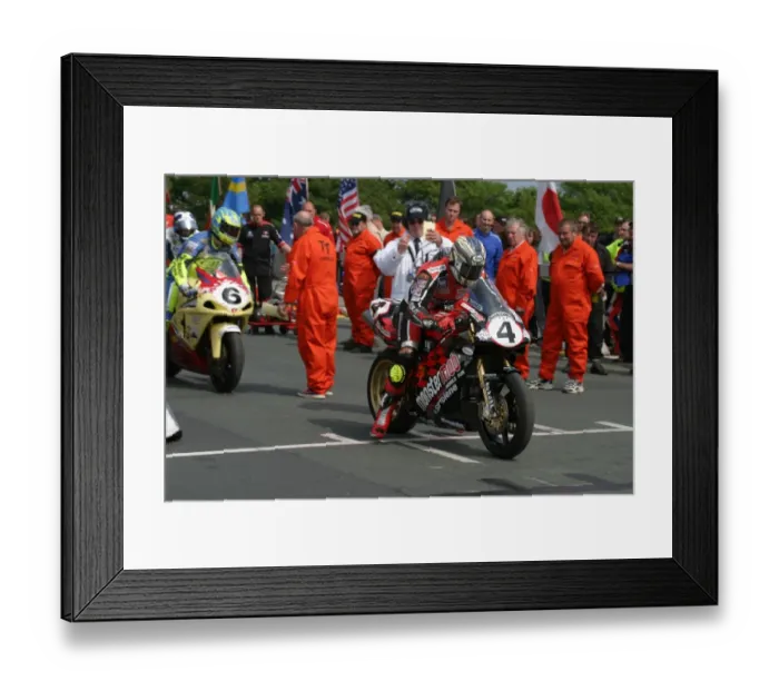 Framed Print : John McGuinness (Ducati) starts the 2003 Formula One TT Framed Print : John McGuinness (Ducati) starts the 2003 Formula One TT