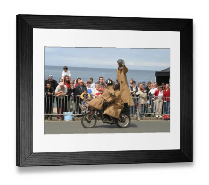 Framed Print : Cruelty to Honda 90s! The Purple Helmets 2005 TT Framed Print : Cruelty to Honda 90s! The Purple Helmets 2005 TT