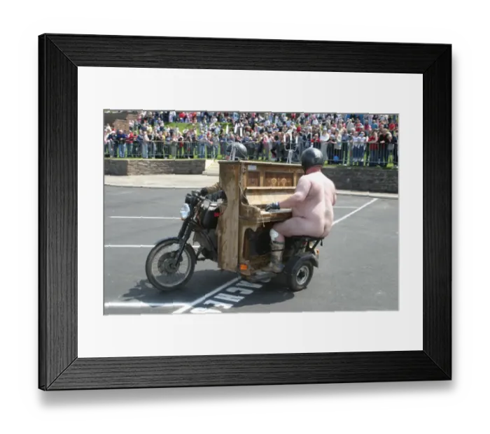 Framed Print : The Purple Piano Player Framed Print : The Purple Piano Player
