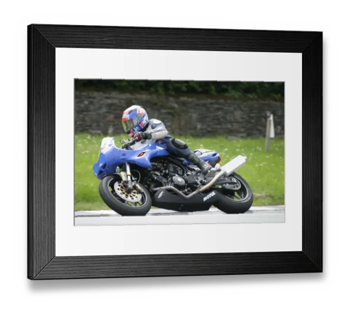 Framed Print : Marc Granie (Voxan) 2005 Senior TT