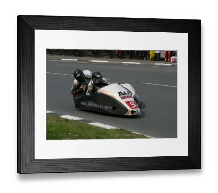 Framed Print : Nick Crowe & Darren Hope (DMR Honda) 2004 Sidecar TT Framed Print : Nick Crowe & Darren Hope (DMR Honda) 2004 Sidecar TT