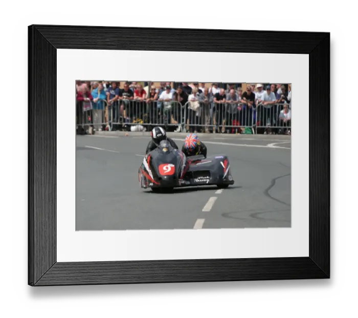 Framed Print : Mick Harvey & Fiona Baker-Milligan (Shelbourne Suzuki) 2004 Sidecar TT Framed Print : Mick Harvey & Fiona Baker-Milligan (Shelbourne Suzuki) 2004 Sidecar TT