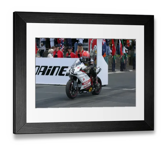 Framed Print : Karsten Schmidt (Ducati) 2008 Senior TT Framed Print : Karsten Schmidt (Ducati) 2008 Senior TT