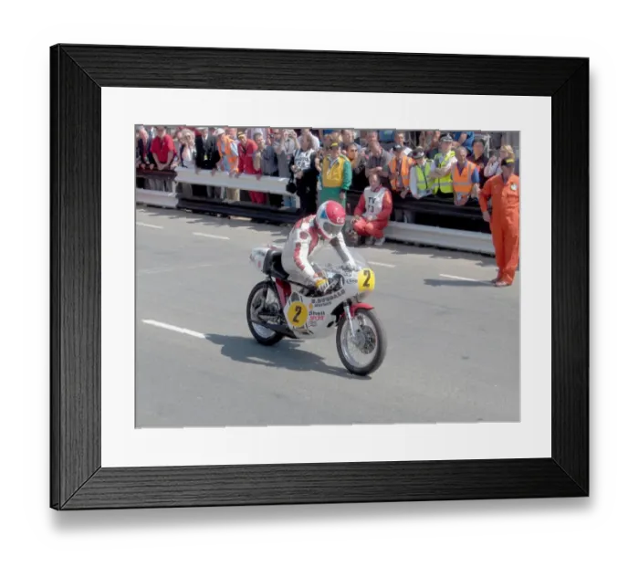 Framed Print : Charlie Williams (Dugdale Yamaha) 2006 Classic Parade