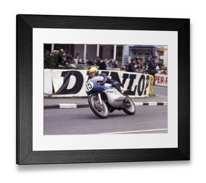 Framed Print : Derek Woodman (MZ) 1965 Lightweight TT Framed Print : Derek Woodman (MZ) 1965 Lightweight TT