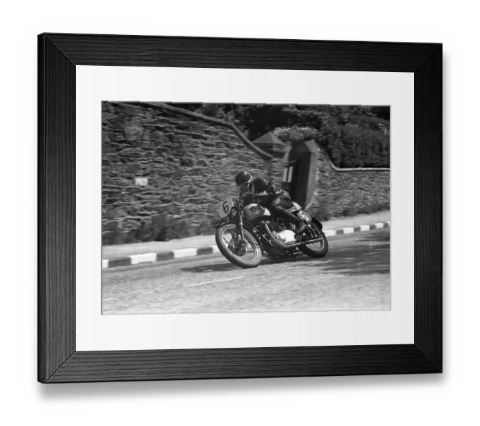Framed Print : John Wright (BSA) 1953 Senior Clubman TT Framed Print : John Wright (BSA) 1953 Senior Clubman TT