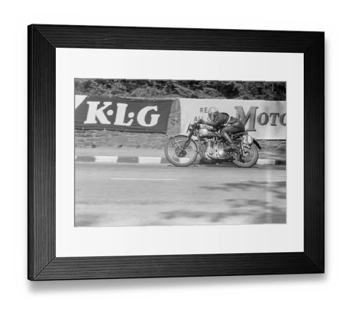 Framed Print : John Wright (BSA) 1951 Senior Clubman TT Framed Print : John Wright (BSA) 1951 Senior Clubman TT