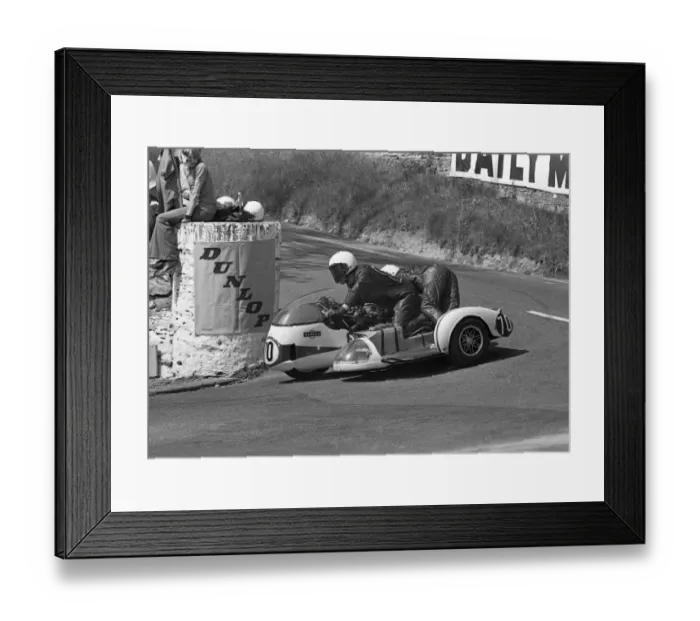 Framed Print : Denis Westwood & J Wilson (Wackman Norton) 1973 500 Sidecar TT Framed Print : Denis Westwood & J Wilson (Wackman Norton) 1973 500 Sidecar TT