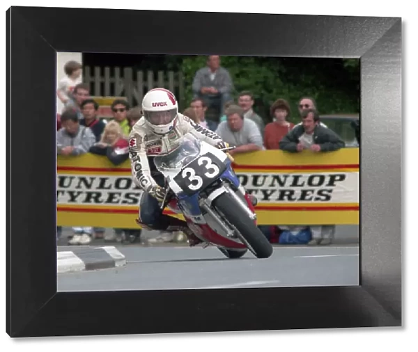 Manfred Stengl (Honda) 1990 Supersport 400 TT