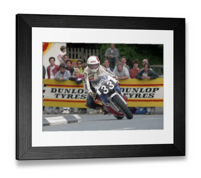 Framed Print : Manfred Stengl (Honda) 1990 Supersport 400 TT Framed Print : Manfred Stengl (Honda) 1990 Supersport 400 TT
