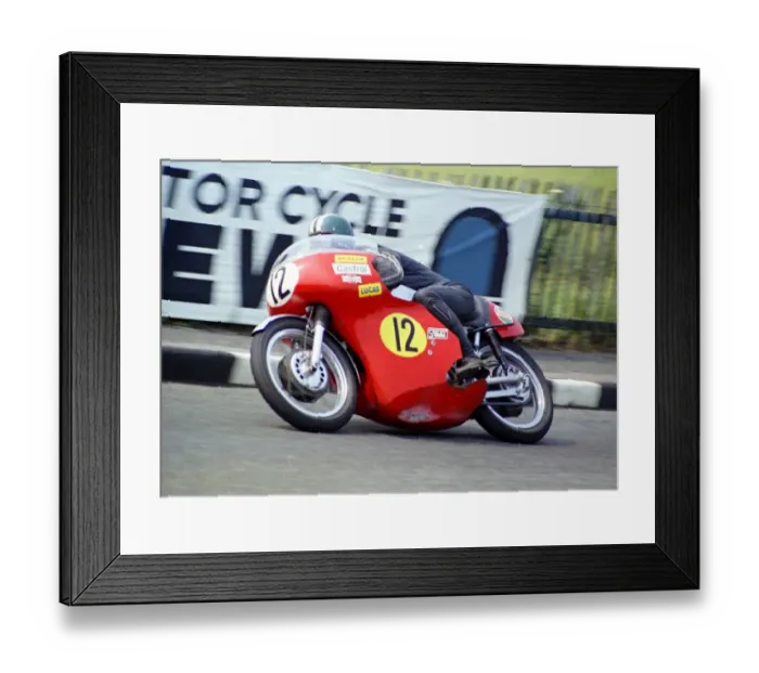 Framed Print : Brian Steenson (Seeley) 1970 Senior TT