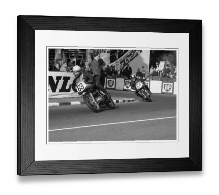 Framed Print : Bill Smith & Tommy Robb (Bultaco) 1967 Lightweight Production TT Framed Print : Bill Smith & Tommy Robb (Bultaco) 1967 Lightweight Production TT