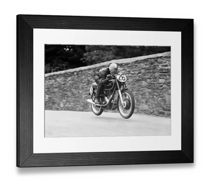 Framed Print : Harry Stephen (AJS Triumph) 1952 Lightweight TT Framed Print : Harry Stephen (AJS Triumph) 1952 Lightweight TT
