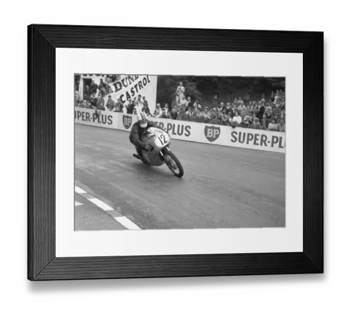 Framed Print : Naomi Taniguchi (Honda) 1961 Lightweight TT Framed Print : Naomi Taniguchi (Honda) 1961 Lightweight TT