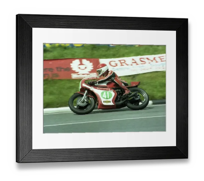 Framed Print : Bill Simpson (Yamaha) 1981 Junior TT Framed Print : Bill Simpson (Yamaha) 1981 Junior TT