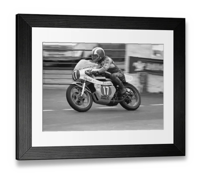 Framed Print : Jim Scott (Yamaha) 1978 Lightweight TT